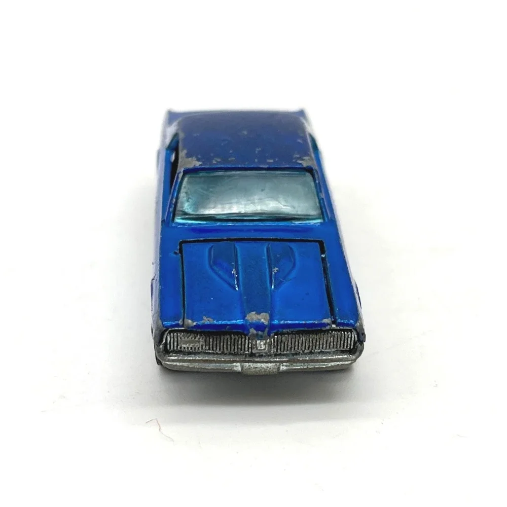 Hot Wheels 1967 Custom Cougar Blue Spectraflame Redline Hong Kong